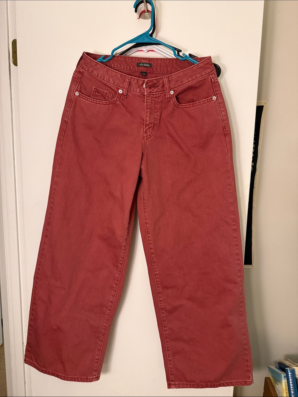 Wild Fable Women's Mid-rise Jeans in Grape Red